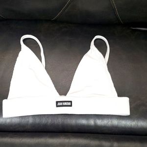 Joah Brown triangle bra in white size xs/s . It's in perfect condition 👌